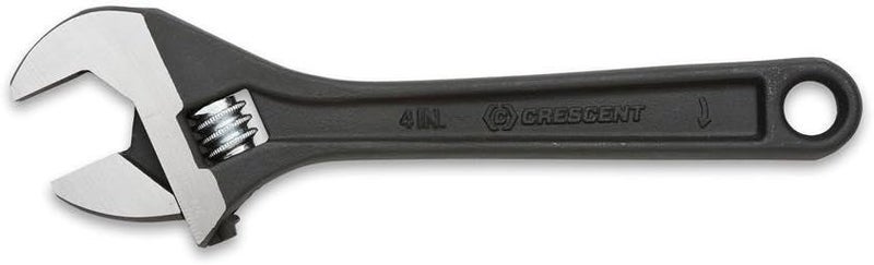 Crescent 4" Adjustable Black Oxide Wrench - Carded - AT24VS - Image 1